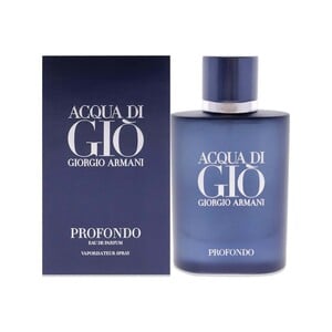 اشتري قم بشراء Giorgio Armani Acqua Di Gio Profondo Eau De Parfum For Men, 75ml Online at Best Price من الموقع - من لولو هايبر ماركت FF-Men-EDP في الكويت