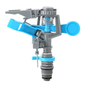 Aqua Craft Plastic Impulse Sprinkler, 1/2 inches, Blue/Grey, 27607