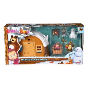 Simba Masha and The Bear Winter House Play Set, 9301023