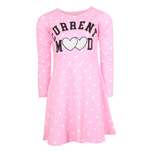 Eten Girls Long Sleeve Dress, B22PNK, Pink, 2-3 Years