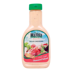 Buy Mazola Thousand Island Salad Dressing 400 ml Online at Best Price | Salad Dressings | Lulu Kuwait in Kuwait