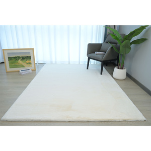 Maple Leaf Ultra Soft Silky Carpet 160x230cm Ivory