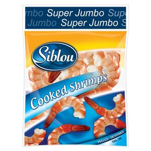 Siblou Super Jumbo Cooked Shrimps 500 g