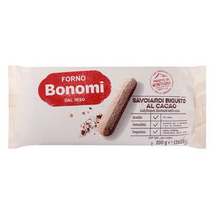 Forno Bonomi Cocoa Flavoured Lady Finger Biscuit 200g