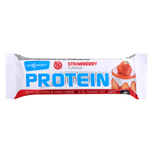 ماكس سبورت بروتين بار بنكهة الفراولة خالي من الغلوتين 60 جم