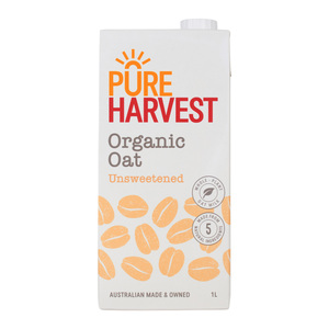 Pure Harvest Organic Whole Grain Oat Milk 1 Litre