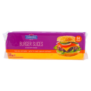 Emborg Burger Slices Colored 1.033 kg