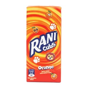 Rani Cubs Orange Fruit Drink Tetra Pack 185 ml