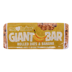 Ma Baker Giant Bar Rolled Oats & Banana 90 g