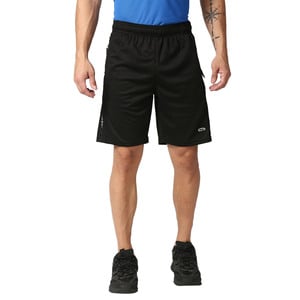 Black Panther Men's Sports Active Wear Shorts, PC 500520HXC, Black, M