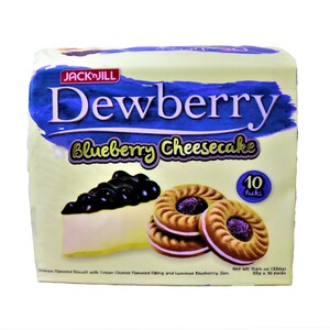 Jack 'n Jill Dewberry Blueberry Cheesecake 10 x 33 g