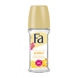 Fa Floral & Protect Orchid & Viola Scent Anti-Perspirant Roll On 50 ml