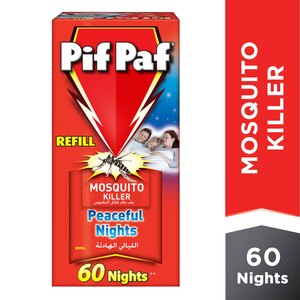 Pif Paf Power Guard Liquid Mosquito Killer Refill 60 Nights 45 ml