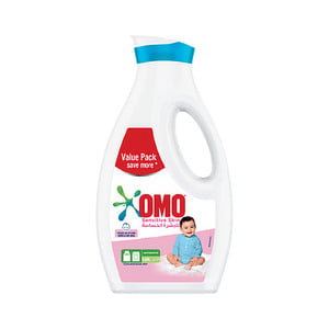 Omo Automatic Concentrated Sensitive Skin Detergent Gel Value Pack 1.69 Litres