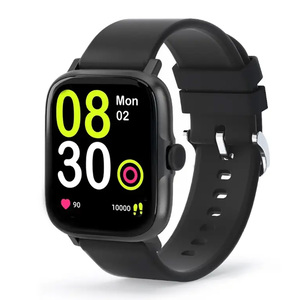 Aukey SmartWatch Fitness Tracker with 10Sport Modes Tracking & Customise WatchFaces with Phone Calls Black(SW-1P-BK)