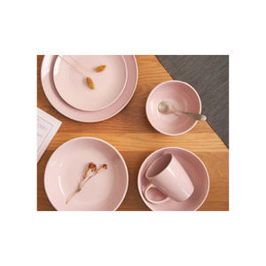 Little Homes Pink Stoneware Coffee Mug 14oz