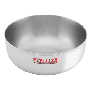 Zebra Stainless Steel Water Bowl, 18 cm, 111018