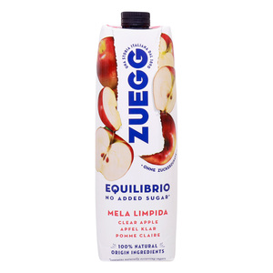 اشتري قم بشراء Zuegg Apple Juice, No Sugar Added, 1 Litre Online at Best Price من الموقع - من لولو هايبر ماركت Fruit Juice Tetra في الكويت