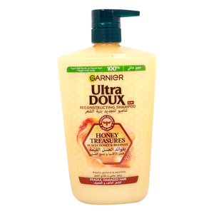 Garnier Ultra Doux Reconstructing Shampoo, Honey Treasures, 1 Litre