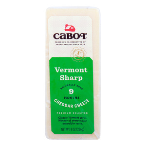 Cabot Naturally Aged Sharp Cheddar Cheese, 8 oz