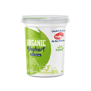 Al Ain Farms Organic Full Cream Yoghurt 400 g