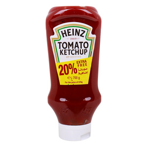 Heinz Tomato Ketchup, 570 g + 20% Extra