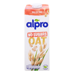 Buy Alpro No Sugars Oat Drink 1 Litre Online at Best Price | Oat Milk | Lulu KSA in Saudi Arabia