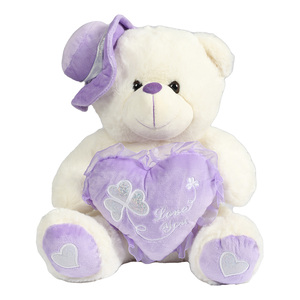 Fabiola Soft Bear With Heart 30cm YD16131 Assorted
