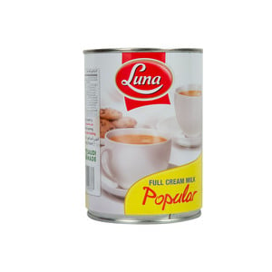 Luna Full Cream Evaporated Milk Popular 400 g
