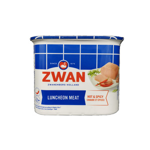 Zwan Luncheon Meat Hot And Spicy 340g