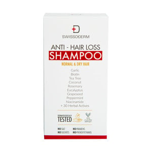 Swissoderm Anti-Hairloss Shampoo For Normal & Dry Hair 300 ml