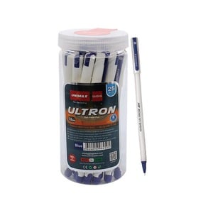 Unimax 1.0mm Ultron Blue Pen 25pcs