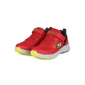 سكيتشرز كيول جريب حذاء رياضي للأولاد 98341-LRDBC ، أحمر-أسود ، 27