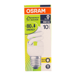 Osram Energy Saver 12W E27 Mini Twist Warm White