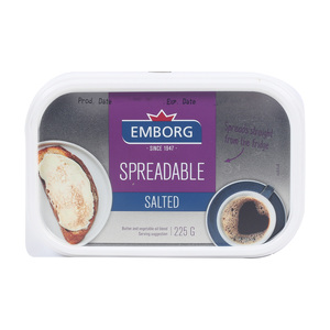 Emborg Spreadable Salted Butter 225 g