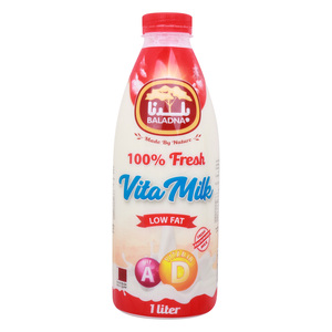 Baladna Fresh Vita Milk Low Fat 1 Litre