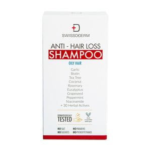 Swissoderm Anti-Hairloss Shampoo For Oily Hair 300 ml