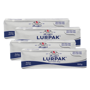 Lurpak Salted Butter Value Pack 4 x 100 g