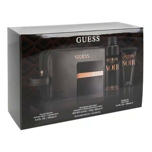 Guess Seductive Noir Set For Men, 100 ml Eau De Toilette, 100 ml Shower Gel, 170 G Body SprayWith Pouch