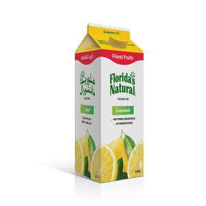 فلوريدا ناتشورال عصير الليمون بدون سكر مضاف عبوة أقتصادية 1.6 لتر