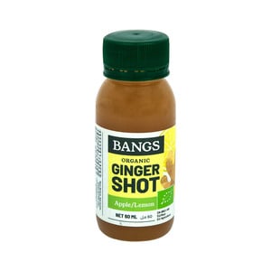 Bangs Organic Ginger Shot With Apple/Lemon 60 ml