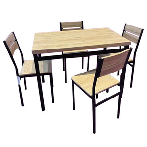 Maple Leaf Home Dining Table Wood + 4 Chair LY-N0776