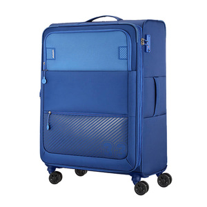 امريكان توريستر حقيبة سفر بعجلات مرنة ماجورز مع قفل TSA، 70 سم، أزرق