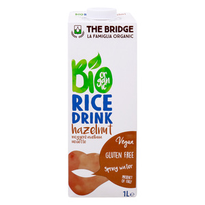 The Bridge Bio Organic Rice Drink Hazelnut, 1 Litre
