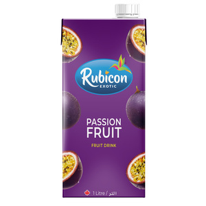 Buy Rubicon Exotic Passion Fruit Drink 1 Litre Online at Best Price | Fruit Juice Tetra | Lulu Kuwait in Kuwait