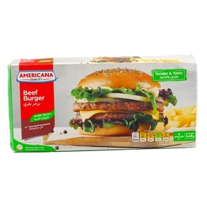 Buy Americana Arabic Spices Beef Burger 448 g Online at Best Price | Beef Burgers | Lulu Kuwait in Kuwait