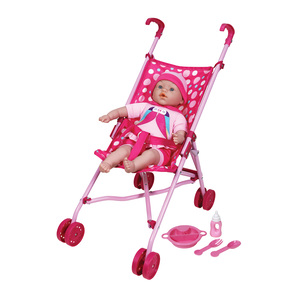 Lissi Dolls Stroller Set & Accessories with 16