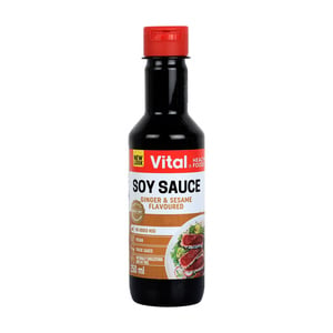 Buy Vital Soy Sauce Ginger and Sesame Flavoured, 250 ml Online at Best Price | Sauces | Lulu UAE in UAE