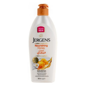 Buy Jergens Intense Moisture Nourishing Honey Dry Skin Moisturizer 400 ml Online at Best Price | Body Lotion | Lulu KSA in Saudi Arabia