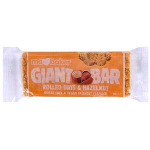 Buy Ma Baker Giant Bar Rolled Oats & Hazelnut 90 g Online at Best Price | Cereal Bars | Lulu KSA in UAE